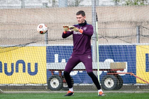 Bayer 04 Leverkusen Training 06 03 2024 Matej Kovar Bayer 04 Leverkusen, 17 Bayer 04 Leverkusen Training 06 03 2024 Copyright: xBEAUTIFULxSPORTS Buriakovx