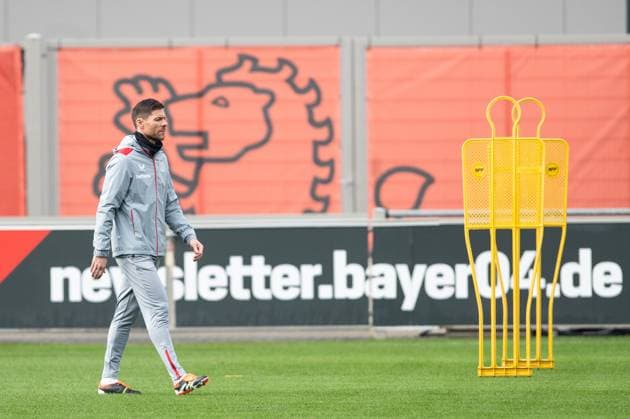 Bayer 04 Leverkusen Training 06 03 2024 Xabi Alonso Coach Bayer 04 Leverkusen Bayer 04 Leverkusen Training 06 03 2024 Copyright: xBEAUTIFULxSPORTS Buriakovx