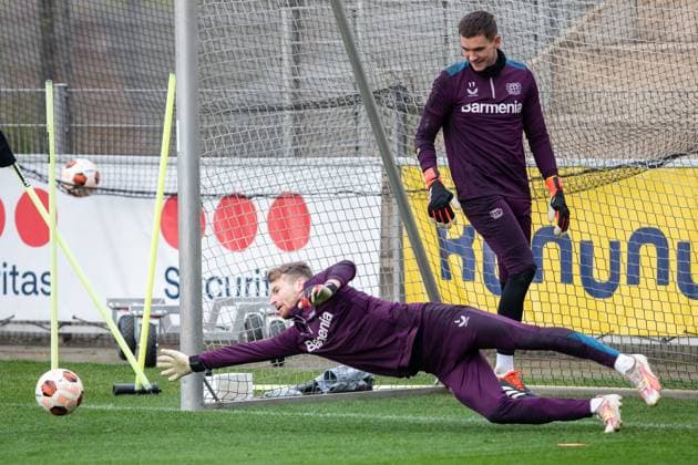 Bayer 04 Leverkusen Training 06 03 2024 Lukas Hradecky Bayer 04 Leverkusen, 1 Bayer 04 Leverkusen Training 06 03 2024 Copyright: xBEAUTIFULxSPORTS Buriakovx