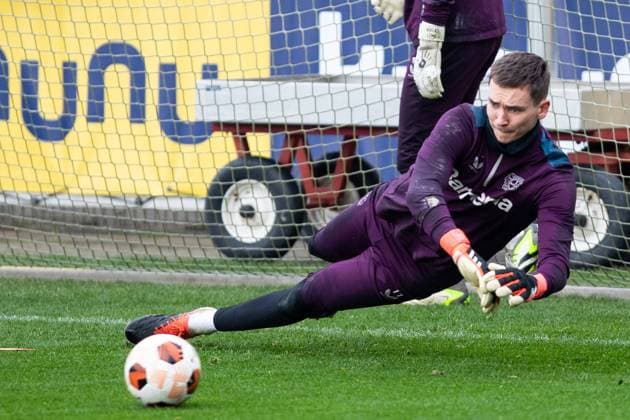 Bayer 04 Leverkusen Training 06 03 2024 Matej Kovar Bayer 04 Leverkusen, 17 Bayer 04 Leverkusen Training 06 03 2024 Copyright: xBEAUTIFULxSPORTS Buriakovx