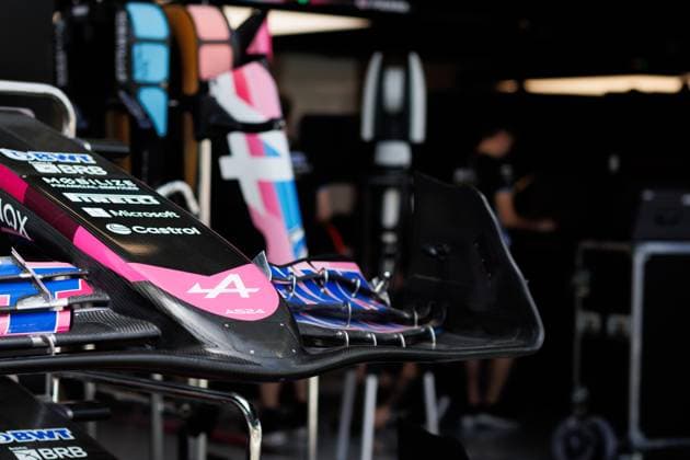 wing, Alpine F1 Team, during the Formula 1 STC Saudi Arabian Grand Prix 2024, 2nd round of the 2024 Formula One World Championship, WM, Weltmeisterschaft from March 7 to 9, 2024 on the Jeddah Corniche Circuit, in Jeddah, Saudi Arabia - F1 - SAUDI ARABIAN GRAND PRIX 2024 DPPI Panoramic  240306_R02_SAUDI__LF_9224