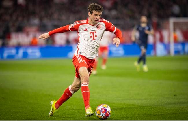 Munic Germany 05th Mar 2024 Thomas Mueller Munich FC Bayern Munich Lazio Rome 05 03 2024