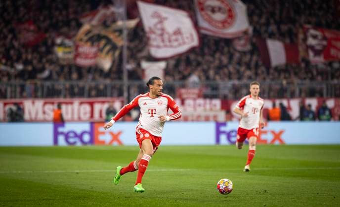 Munic Germany 05th Mar 2024 Leroy Sane Munich FC Bayern Munich Lazio Rome 05 03 2024