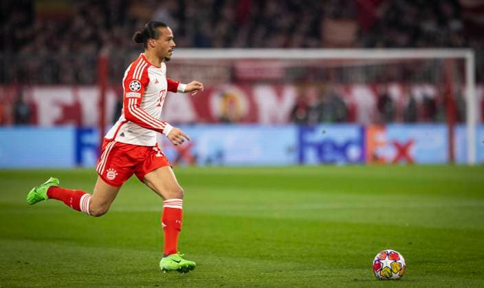 Munic Germany 05th Mar 2024 Leroy Sane Munich FC Bayern Munich Lazio Rome 05 03 2024