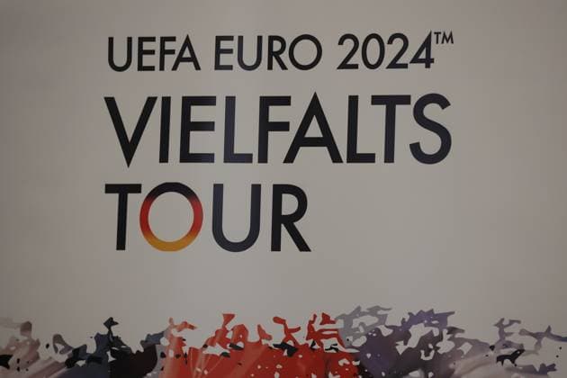 Germany, Berlin, 100-day countdown event to UEFA EURO 2024