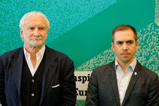 DFP Sports Director Rudi Völler, Tournament Director Philipp Lahm, Germany, Berlin, 100-day countdown event to UEFA EURO 2024