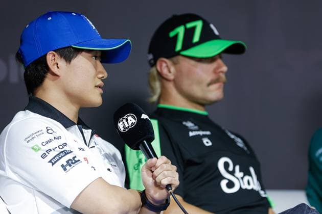 TSUNODA Yuki (jap), Visa Cash App RB F1 Team VCARB 01, portrait, press conference, PK, Pressekonferenz during the Formula 1 STC Saudi Arabian Grand Prix 2024, 2nd round of the 2024 Formula One World Championship, WM, Weltmeisterschaft from March 7 to 9, 2024 on the Jeddah Corniche Circuit, in Jeddah, Saudi Arabia - F1 - SAUDI ARABIAN GRAND PRIX 2024 DPPI Panoramic  240306_R02_SAUDI__LF_9673