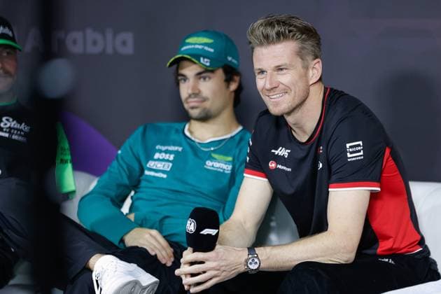 HULKENBERG Nico (ger), Haas F1 Team VF-24 Ferrari, portrait, press conference, PK, Pressekonferenz during the Formula 1 STC Saudi Arabian Grand Prix 2024, 2nd round of the 2024 Formula One World Championship, WM, Weltmeisterschaft from March 7 to 9, 2024 on the Jeddah Corniche Circuit, in Jeddah, Saudi Arabia - F1 - SAUDI ARABIAN GRAND PRIX 2024 DPPI Panoramic  240306_R02_SAUDI__LF_9734