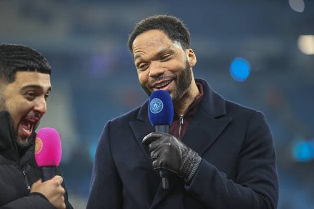 UEFA Champions League Manchester City v F.C. Copenhagen Joleon Lescott during the UEFA Champions League match Manchester City vs F.C. Copenhagen at Etihad Stadium, Manchester, United Kingdom, 6th March 2024 (Photo by Mark Cosgrove News Images) Manchester Etihad Stadium Manchester United, ManU Kingdom Copyright: xMarkxCosgrove NewsxImagesx