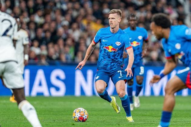 Dani Olmo RB Leipzig, 7 Real Madrid vs RB Leipzig, Football, UEFA Champions League, Round of 16, 06 03 2024 Real Madrid vs RB Leipzig, Football, UEFA Champions League, Round of 16, 06 03 2024 Madrid Copyright: xEibner-Pressefoto BahhoxKarax EP_BKA