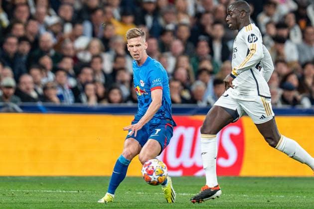 Dani Olmo RB Leipzig, 7 Real Madrid vs RB Leipzig, Football, UEFA Champions League, Round of 16, 06 03 2024 Real Madrid vs RB Leipzig, Football, UEFA Champions League, Round of 16, 06 03 2024 Madrid Copyright: xEibner-Pressefoto BahhoxKarax EP_BKA