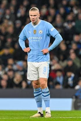 UEFA Champions League Manchester City v F.C. Copenhagen Erling Haaland of Manchester City during the UEFA Champions League match Manchester City vs F.C. Copenhagen at Etihad Stadium, Manchester, United Kingdom, 6th March 2024 (Photo by Cody Froggatt News Images) Copyright: xCodyxFroggatt NewsxImagesx