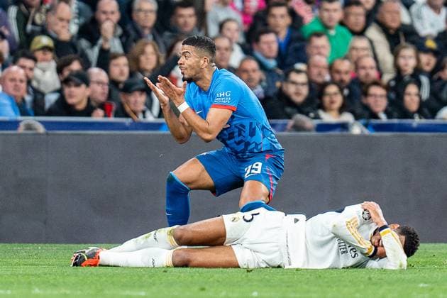 Benjamin Henrichs RB Leipzig, 39 Jude Bellingham Real Madrid, 5 Real Madrid vs RB Leipzig, Football, UEFA Champions League, Round of 16, 06 03 2024 Real Madrid vs RB Leipzig, Football, UEFA Champions League, Round of 16, 06 03 2024 Madrid Copyright: xEibner-Pressefoto BahhoxKarax EP_BKA