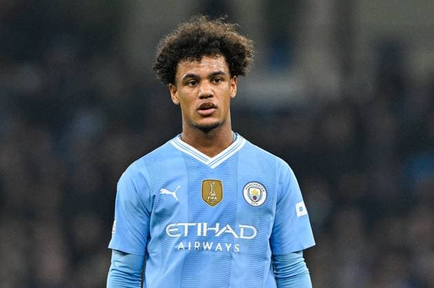 UEFA Champions League Manchester City v F.C. Copenhagen Oscar Bobb of Manchester City during the UEFA Champions League match Manchester City vs F.C. Copenhagen at Etihad Stadium, Manchester, United Kingdom, 6th March 2024 (Photo by Cody Froggatt News Images) Copyright: xCodyxFroggatt NewsxImagesx