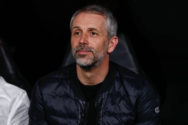 March 6, 2024: Marco Rose, head coach of RB Leipzig, looks on during the UEFA CHampions League, Round of 16, football match played between Real Madrid and RB Leipzig at Santiago Bernabeu stadium on March 06, 2024, in Madrid, Spain. - ZUMAa181 20240306_zaa_a181_035 Copyright: xIrinaxR.xHipolitox