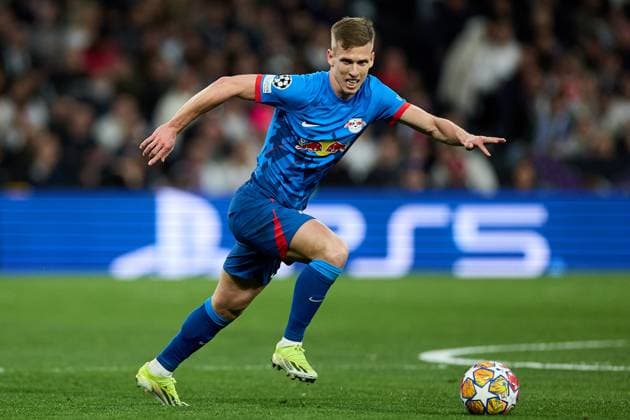 Dani Olmo runs with the ball during the UEFA Champions League match between Real Madrid v RB Leipzig at Santiago Bernabeu on March 6, 2024 in Madrid (Photo by: LGM) FOOTBALL : Real Madrid vs RB Leipzig - UEFA Ligue des Champions - 06 03 2024 LGM Panoramic 