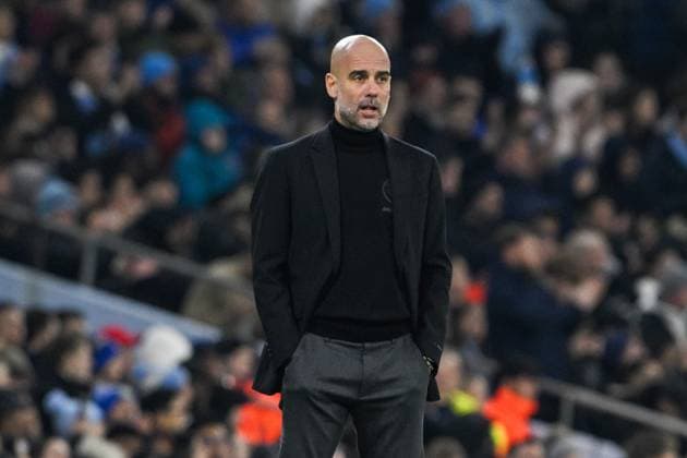 UEFA Champions League Manchester City v F.C. Copenhagen Pep Guardiola manager of Manchester City during the UEFA Champions League match Manchester City vs F.C. Copenhagen at Etihad Stadium, Manchester, United Kingdom, 6th March 2024 (Photo by Cody Froggatt News Images) Copyright: xCodyxFroggatt NewsxImagesx
