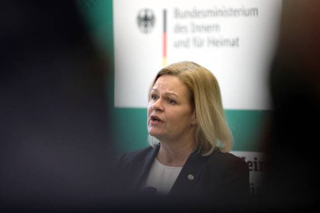 Berlin, Germany, 06 03 2024 Federal Ministry of the Interior 100-day countdown event to the 2024 European Football Championship Nancy Faeser Copyright: xdtsxNachrichtenagenturx dts_32276