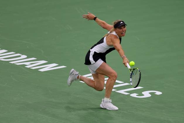 Caroline Wozniacki of Denmark in action BNP Paribas Open, Tennis, Day 1, Indian Wells Tennis Garden, California, USA - 06 Mar 2024  Copyright: xEllaxLing Shutterstockx 14378714bp