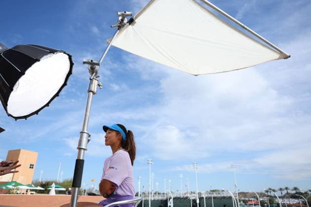 Qinwen Zheng (Chi) TENNIS : Indian Wells 2024 - 06 03 2024 AntoineCouvercelle Panoramic 
