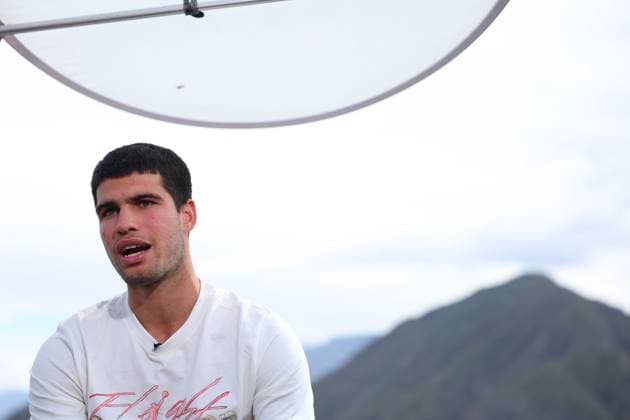 Carlos Alcaraz (Spa) TENNIS : Indian Wells 2024 - 06 03 2024 AntoineCouvercelle Panoramic 