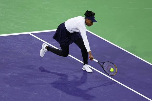 Venus Williams of USA in action BNP Paribas Open, Tennis, Day 1, Indian Wells Tennis Garden, California, USA - 06 Mar 2024  Copyright: xEllaxLing Shutterstockx 14378714cg