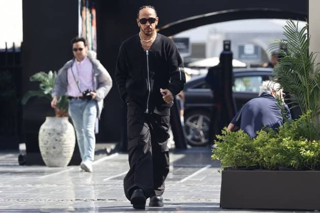 F1 Saudi Arabian Grand Prix 2024 Practice Lewis Hamilton of Mercedes before practice ahead of the Formula 1 Saudi Arabian Grand Prix at Jeddah Corniche Circuit in Jeddah, Saudi Arabia on March 7, 2024. Jeddah Saudi Arabia  Copyright: xJakubxPorzyckix originalFilename:porzycki-f1saudia240307_npFZK.jpg