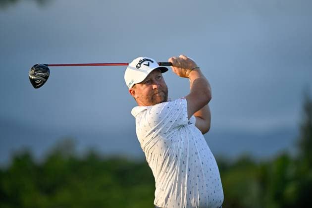 RIO GRANDE, PR - MARCH 07: Brice Garnett (USA) watches his tee shot on 12 during Rd1 of the Puerto Rico Open at Grand Reserve Country Club (Old) on March 7, 2024, in Rio Grande, Puerto Rico. (Photo by Ken Murray Icon Sportswire) GOLF: MAR 07 PGA, Golf Herren Puerto Rico Open EDITORIAL USE ONLY Icon240307001