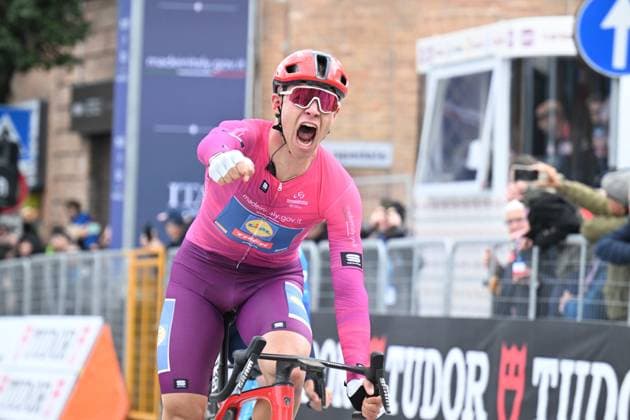 Sport Themen der Woche KW10 Sport Bilder des Tages 07-03-2024 Tirreno - Adriatico; Tappa 04 Arrone - Giulianova; 2024, Lidl - Trek; Milan, Jonathan; Giulianova; 