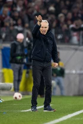 UEFA Europa League SC Freiburg West Ham United 07 03 2024 Christian Streich Coach SC Freiburg gestures UEFA Europa League SC Freiburg West Ham United, Freiburg, Europa Park Stadium on 07 03 2024 Copyright: xBEAUTIFULxSPORTS Wunderlx