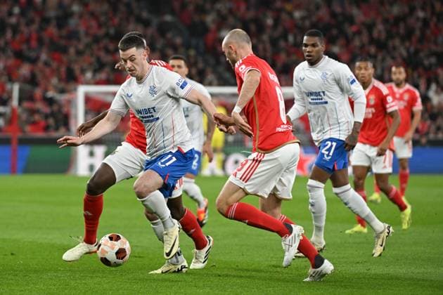 Football, EL, Benfica Lisbon - Glasgow Rangers
