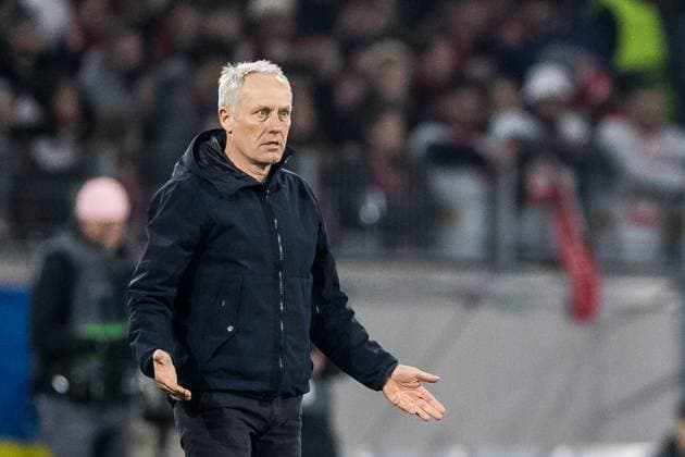 UEFA Europa League SC Freiburg West Ham United 07 03 2024 Christian Streich Coach SC Freiburg gestures UEFA Europa League SC Freiburg West Ham United, Freiburg, Europa Park Stadium on 07 03 2024 Copyright: xBEAUTIFULxSPORTS Wunderlx