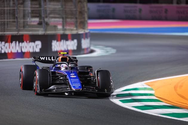 02 SARGEANT Logan (usa), Williams Racing FW46, action during the Formula 1 STC Saudi Arabian Grand Prix 2024, 2nd round of the 2024 Formula One World Championship, WM, Weltmeisterschaft from March 7 to 9, 2024 on the Jeddah Corniche Circuit, in Jeddah, Saudi Arabia - F1 - SAUDI ARABIAN GRAND PRIX 2024 DPPI Panoramic  240307_R02_SAUDI__LF39173-Avec accentuation-Bruit