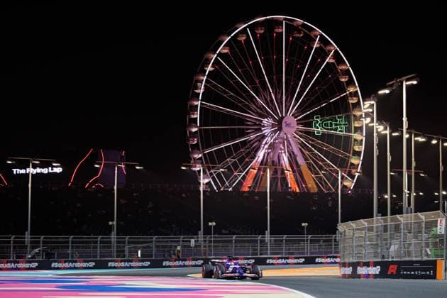 03 RICCIARDO Daniel (aus), Visa Cash App RB F1 Team VCARB 01, action during the Formula 1 STC Saudi Arabian Grand Prix 2024, 2nd round of the 2024 Formula One World Championship, WM, Weltmeisterschaft from March 7 to 9, 2024 on the Jeddah Corniche Circuit, in Jeddah, Saudi Arabia - F1 - SAUDI ARABIAN GRAND PRIX 2024 DPPI Panoramic  240307_R02_SAUDI__LF_0785