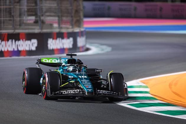 18 STROLL Lance (can), Aston Martin F1 Team AMR24, action during the Formula 1 STC Saudi Arabian Grand Prix 2024, 2nd round of the 2024 Formula One World Championship, WM, Weltmeisterschaft from March 7 to 9, 2024 on the Jeddah Corniche Circuit, in Jeddah, Saudi Arabia - F1 - SAUDI ARABIAN GRAND PRIX 2024 DPPI Panoramic  240307_R02_SAUDI__LF39168-Avec accentuation-Bruit