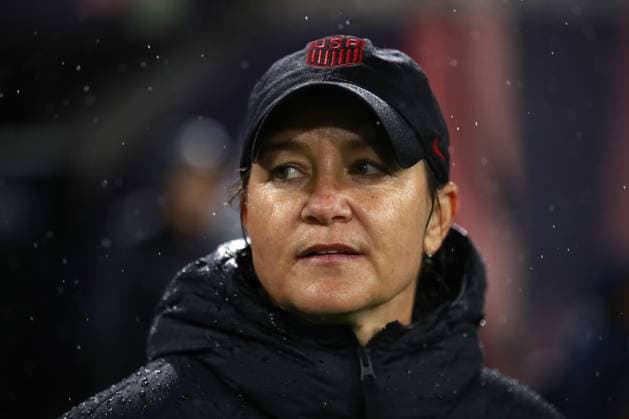 RECORD DATE NOT STATED Concacaf W Gold Cup 2024 Canada vs United States Twila Kilgore head coach of USA during the Semifinals match between Canada and United States (USA) as part of the Concacaf Womens Gold Cup 2024, at Snapdragon Stadium on March 06, 2024 in San Diego, California, United States. SAN DIEGO CALIFORNIA UNITED STATES  Copyright: xUlisesxNaranjox 20240306211943_CWGC_2024_SF_CAN_USA_KILGORE9