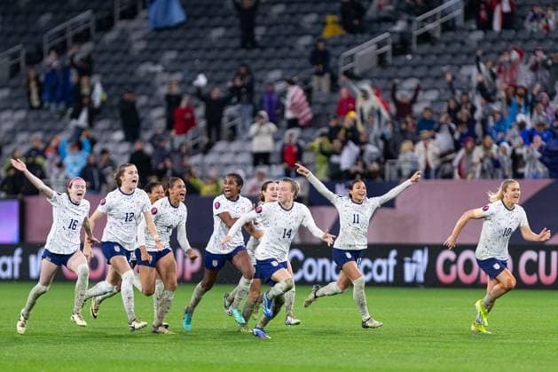 RECORD DATE NOT STATED Concacaf W Gold Cup 2024 Canada 2-2 United States Players of United States during the Semifinals match between Canada and United States (USA) as part of the Concacaf Womens Gold Cup 2024, at Snapdragon Stadium on March 06, 2024 in San Diego, California, United States. SAN DIEGO CALIFORNIA UNITED STATES  Copyright: xCarlosxZepedax 20240307003217_CWGC_2024_SF_CAN_USA_USA268