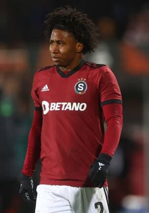 Angelo Preciado of Sparta Prague Sparta Prague v Liverpool, UEFA Europa League, Round of 16, First Leg, Football, epet ARENA, Prague, Czech Republic - 07 Mar 2024 EDITORIAL USE ONLY No use with unauthorised audio, video, data, fixture lists, club league logos or live services. Online in-match use limited to 120 images, no video emulation. No use in betting, games or single club league player publications. Copyright: xKieranxMcManus Shutterstockx 14373656bv