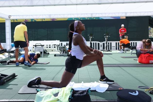 Coco Gauff (USA) TENNIS : Indian Wells 2024 - 07 03 2024 AntoineCouvercelle Panoramic 