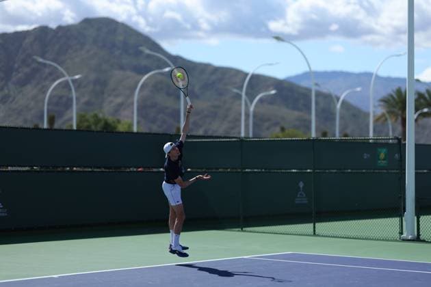 Ugo Humbert TENNIS : Indian Wells 2024 - 07 03 2024 AntoineCouvercelle Panoramic 