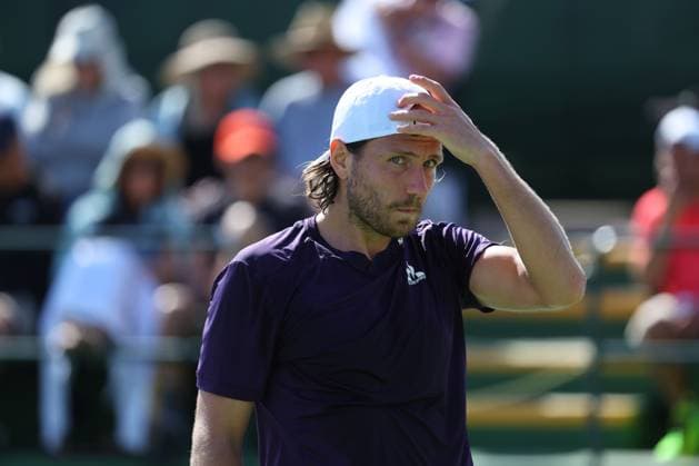 Lucas Pouille (Fra) TENNIS : Indian Wells 2024 - 07 03 2024 AntoineCouvercelle Panoramic 