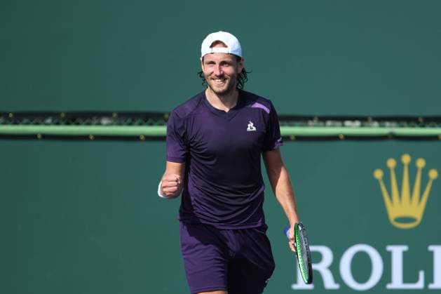 Lucas Pouille (Fra) TENNIS : Indian Wells 2024 - 07 03 2024 AntoineCouvercelle Panoramic 