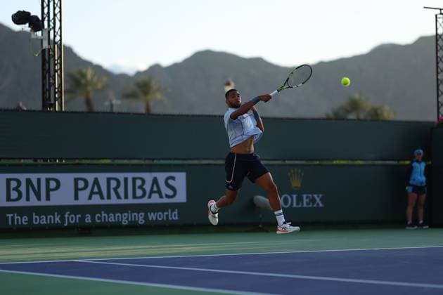 Arthur Fils (Fra) TENNIS : Indian Wells 2024 - 07 03 2024 AntoineCouvercelle Panoramic 