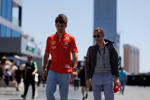 LECLERC Charles (mco), Scuderia Ferrari SF-24, portrait, TODT Nicolas (fra), Allroad Manager, portrait, during the Formula 1 STC Saudi Arabian Grand Prix 2024, 2nd round of the 2024 Formula One World Championship, WM, Weltmeisterschaft from March 7 to 9, 2024 on the Jeddah Corniche Circuit, in Jeddah, Saudi Arabia - F1 - SAUDI ARABIAN GRAND PRIX 2024 DPPI Panoramic 240308_R02_SAUDI__LF_0942