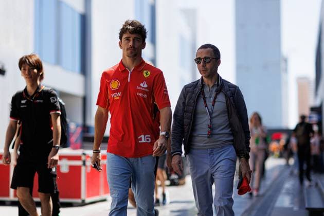 LECLERC Charles (mco), Scuderia Ferrari SF-24, portrait, TODT Nicolas (fra), Allroad Manager, portrait, during the Formula 1 STC Saudi Arabian Grand Prix 2024, 2nd round of the 2024 Formula One World Championship, WM, Weltmeisterschaft from March 7 to 9, 2024 on the Jeddah Corniche Circuit, in Jeddah, Saudi Arabia - F1 - SAUDI ARABIAN GRAND PRIX 2024 DPPI Panoramic 240308_R02_SAUDI__LF_0982
