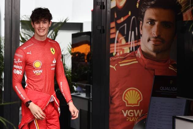 F1 Saudi Arabian Grand Prix 2024 Practice 3 Oliver Bearman of Ferrari before third practice ahead of the Formula 1 Saudi Arabian Grand Prix at Jeddah Corniche Circuit in Jeddah, Saudi Arabia on March 8, 2024. Oliver Bearman will replace Carlos Sainz for Saudi Arabian Grand Prix. Jeddah Saudi Arabia  Copyright: xJakubxPorzyckix originalFilename:porzycki-f1saudia240308_npGLp.jpg