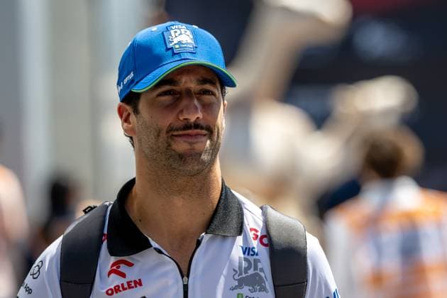 JEDDAH, SAUDI ARABIA: Daniel Ricciardo, racing for the Visa Cash App RB F1 Team team during the 2024 Formula 1 Saudi Arabian Grand Prix at the Jeddah Corniche Circuit in Jeddah, Saudi Arabia
