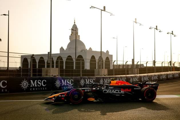 11 Sergio Perez MEX, Oracle Red Bull Racing , F1 Grand Prix of Saudi Arabia at Jeddah Corniche Circuit on March 8, 2024 in Jeddah, Saudi Arabia Photo by HOCH ZWEI Jeddah Saudi Arabia