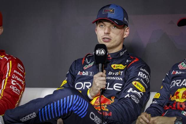 VERSTAPPEN Max (ned), Red Bull Racing RB20, portrait, press conference, PK, Pressekonferenz during the Formula 1 STC Saudi Arabian Grand Prix 2024, 2nd round of the 2024 Formula One World Championship, WM, Weltmeisterschaft from March 7 to 9, 2024 on the Jeddah Corniche Circuit, in Jeddah, Saudi Arabia - F1 - SAUDI ARABIAN GRAND PRIX 2024 DPPI Panoramic 240308_R02_SAUDI_240308_R02_SAUDI__LF_1515