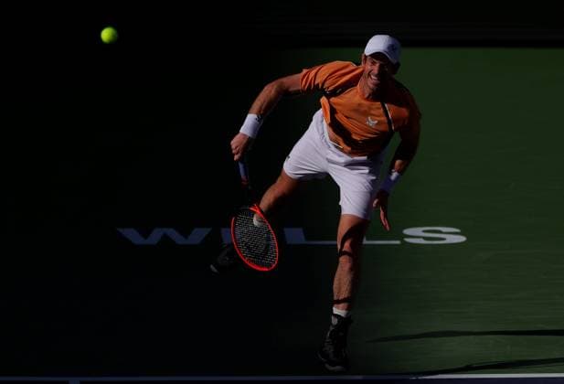 Andy Murray of GBR in action BNP Paribas Open, Tennis, Day 3, Indian Wells Tennis Garden, California, USA - 08 Mar 2024  Copyright: xEllaxLing Shutterstockx 14381608ad